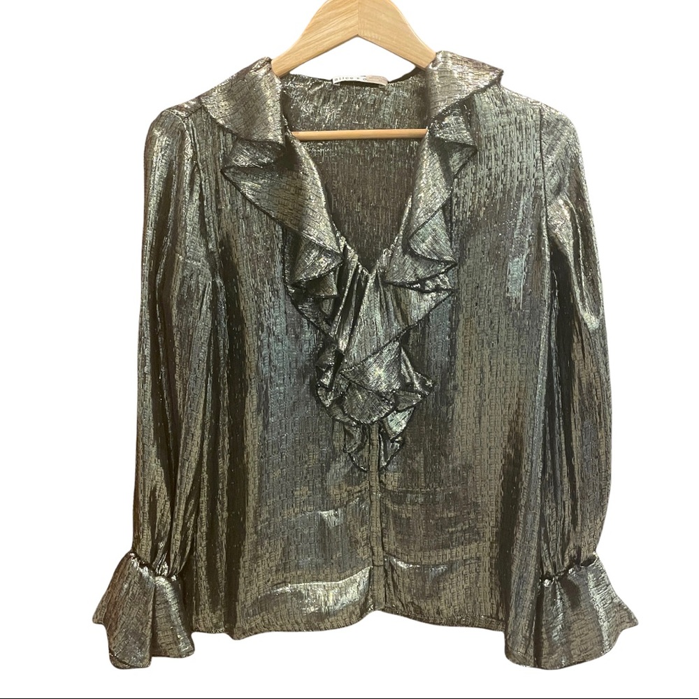 Alice + Olivia Ruffle Small Top
